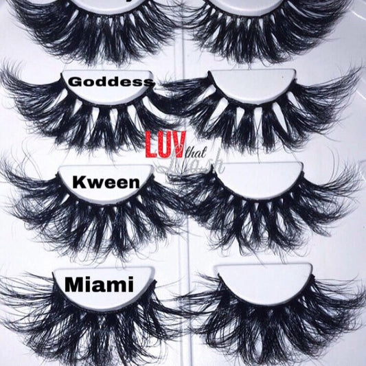 Royalty Collection 4-pack • Fluffy 25mm Mink Lashes